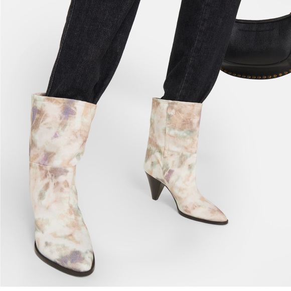 Isabel Marant Rouxa canvas ankle boots NWT size 39 - Picture 4 of 13